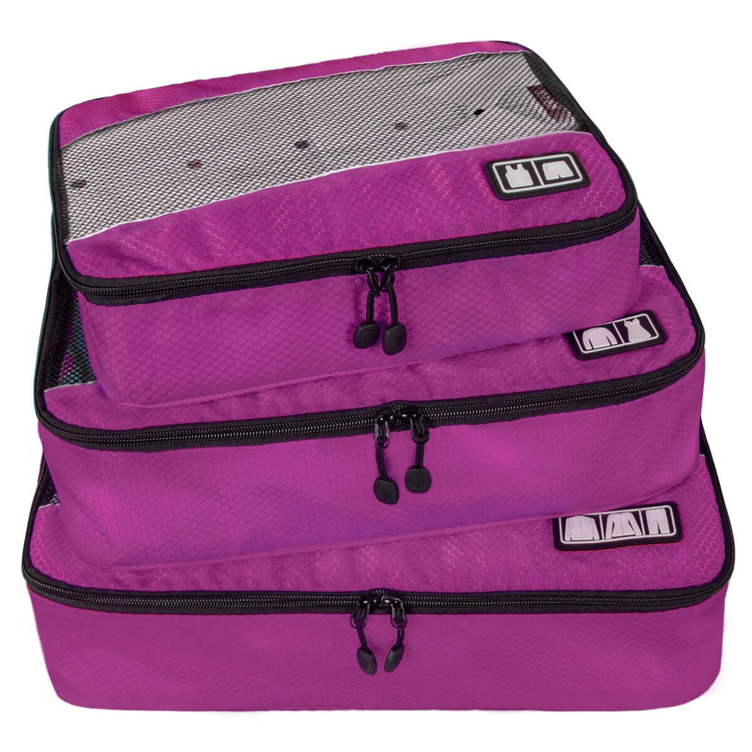 BAGSMART Travel Packing Cube (Small-Large 3 Piece) (Single Compartment)