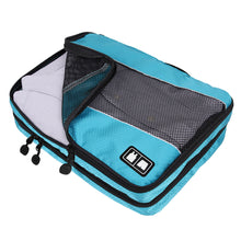 BAGSMART Travel Packing Cube (Small-Large 3 Piece) (Double Compartment)