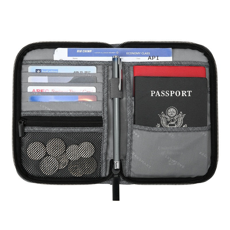 BAGSMART Mutifunction Travel Passport Bag