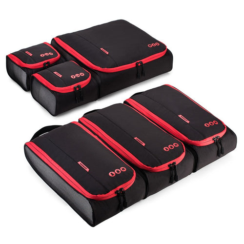 BAGSMART New Breathable 6 Set Packing Cubes