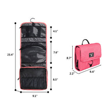 BAGSMART Waterproof Travel Toiletry Bag With Hanger