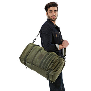 military nylon backpack Men's 60l large capacity camouflage bag